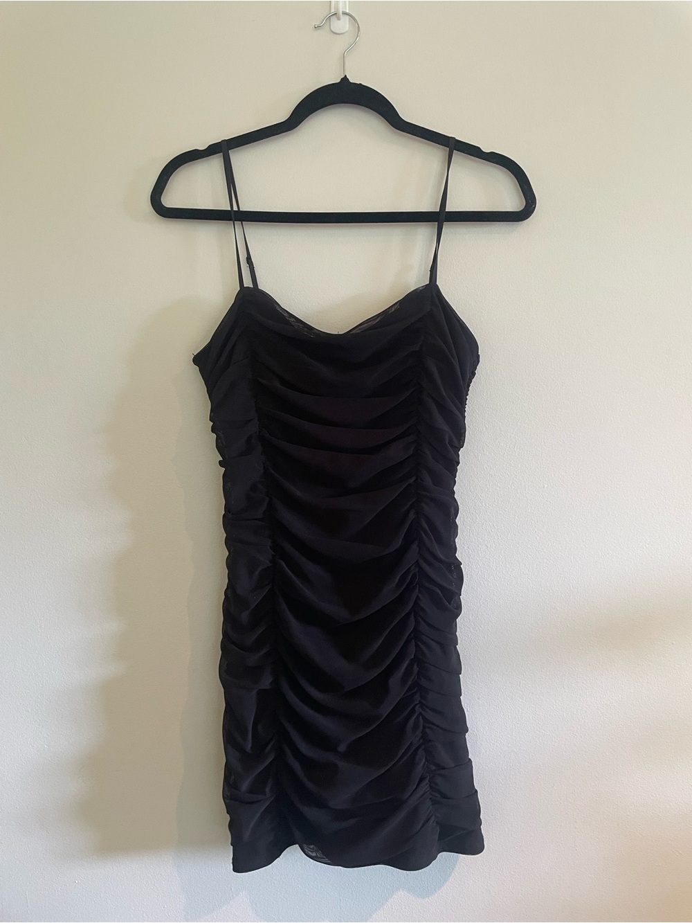 Spaghetti-Strap Mini Dress